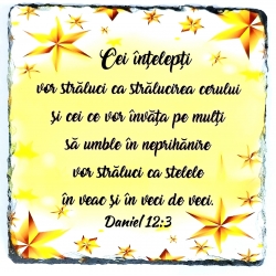 Piatra ardezie mesaj, Cei intelepti vor traluci..